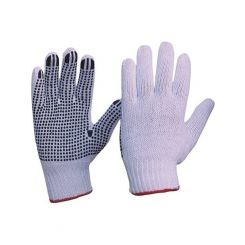 Pro Choice Safety Gear Knitted Poly/Cotton Pvc Dots Gloves Men's Size