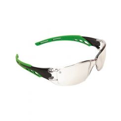 Pro Choice Safety Gear Cirrus Green Arms Safety Glasses Indoor/Outdoor