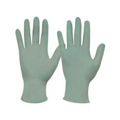 Pro Choice Safety Gear Disposable Green Nitrile Gloves Box 100 Small
