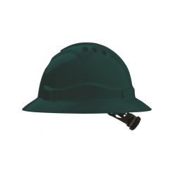 Pro Choice Safety Gear V6 Hard Hat Vented Full Brim Pushlock Harness