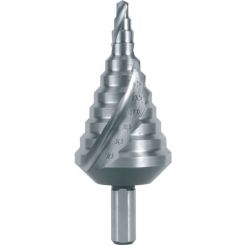 Ruko Step Drill HSS Spiral Fluted w/Split Point For Metric Cable No. 16