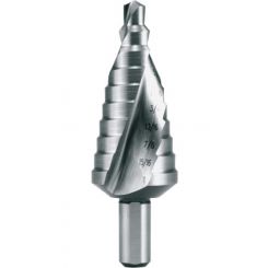 Ruko Step Drill HSS Fractional Sizes Spiral Fluted w/ Split Point No. 5