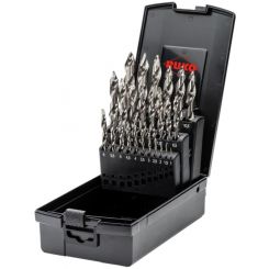 Ruko Ultimatecut Twist Drill Set DIN 338 Type Flowstep HSS-G 25 Pc