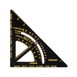 Stanley Rafter Square Aluminium Contractor Grade Adjustable Arm AF 6in