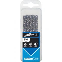 Sutton Tools D104 Silver Bullet Jobber Drill HSS 5mm 5 Pack