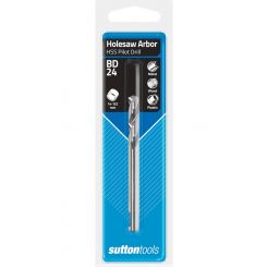 Sutton Tools H112 Holesaw Arbor HSS Pilot Drill 6.35mm 1/4in x 82mm