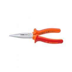 Unior 508/1VDEBI Long Nose Pliers with Side Cutter & Pipe Grip Straight