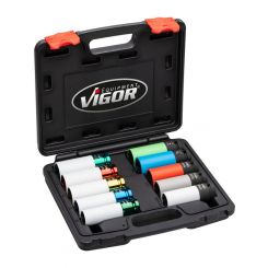 Vigor Impact Socket Set 1/2in Drive 10 Pc