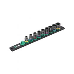 Wera 9608 3/8in Drive Magnetic Rail B Impacktor Imperial 1 9 Pc
