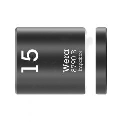 Wera 8790 B Impaktor Socket Wrench Insert 3/8in Drive 15 x 30mm