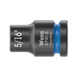 Wera 8790 B Impaktor Socket Wrench Insert 3/8in Drive 5/16in x 30mm