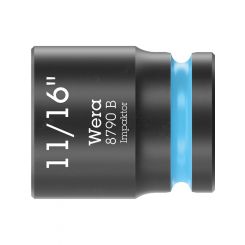 Wera 8790 B Impaktor Socket Wrench Insert 3/8in Drive 11/16in x 30mm
