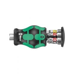 Wera Kraftform Kompakt Stubby Magazine 2 Bit Holding Screwdriver