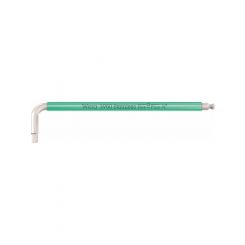 Wera 3950 Multicolour Hex L-Key Imperial Stainless 1/4in x 185mm