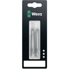 Wera 867/4 Z Torx BO Bits with Bore Hole TX10 x 70mm 2 Pc