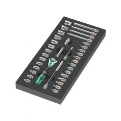 Wera 9720 Foam Insert 8000 A Zyklop 1/4in Ratchet Set 1 37 Pc