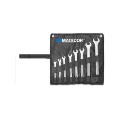 Matador Ratchet Combination Spanner Set in Roll-up Pouch 8 Pc 8-19mm