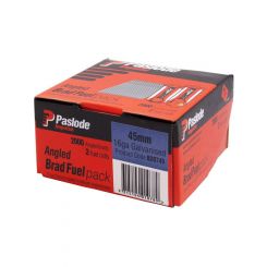 Paslode Impulse TrimMaster 45mm 16ga Angled Brad Nails 2000 2 Fuel Cell