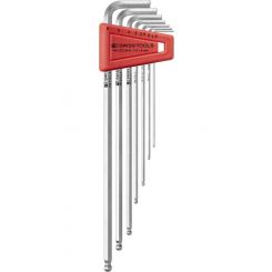 PB Swiss 7 Pc Metric Long Arm Ball End Hex Key Set 1.5-6mm