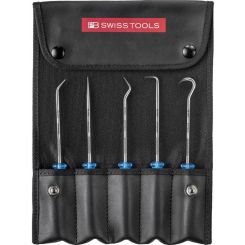 PB Swiss PickTool with Multicraft Handler 5 Pc Set in Roll-Up Case