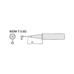 Plato Solder Tip To Suit Hakko