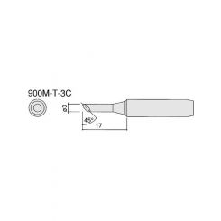 Plato Soldering Tip 900M-T-3C to Suit Hakko