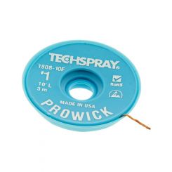 Techspray Pro Wick White Desoldering #1 Braid AS