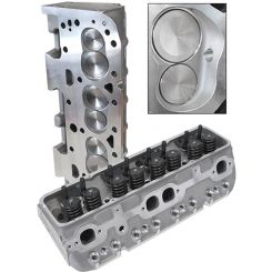 Aeroflow Alloy Cylinder Heads Pair, 200cc Runner with 64cc Chamber