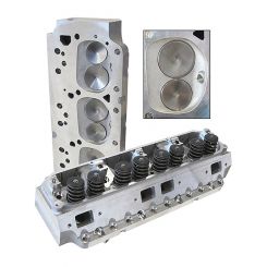 Aeroflow Alloy Cylinder Heads Pair, 210cc Runner with 84cc Chamber