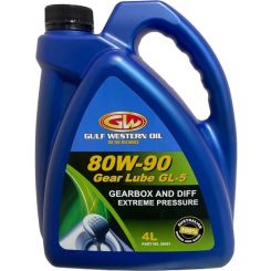 Gulf Western Gear Lube SAE 80W-90 4L