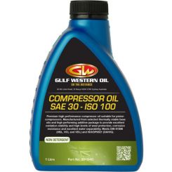 Gulf Western Compressor Oil SAE 30 ISO 100 1L