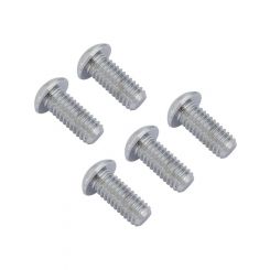 Attitude Front Disc Rotor Bolt Kit Chrome 5pc Fits Harley 5/16-18