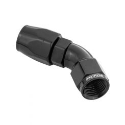 Proflow Fitting Hose End 30 Degree Full Flow -04AN Black