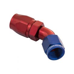 Proflow Fitting Hose End 30 Degree Full Flow -10AN Blue/Red