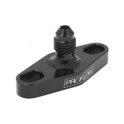 Proflow Turbo Oil Feed Adaptor 38-44mm Bolt Centre AN4 Male Aluminium