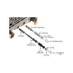 Sonnax 3-4 Relay O-Ringed End Plug Kit Fits GM 4L60E 4L65E 4L70E
