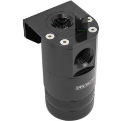 Proflow Inline Air/Oil Separator Catch Can Baffled AN10 ORB Black