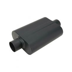 Proflow Muffler 2.50in Black Centre Inlet To 2.50in Centre Outlet