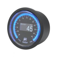 Proflow Pro Series Electrical Boost/Vacuum Gauge 52mm -14.5-45 PSI