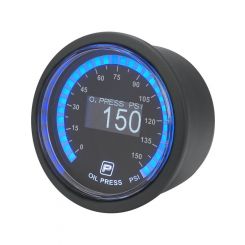 Proflow Pro Series Electrical Oil Pressure Gauge 52mm 0-150 PSI