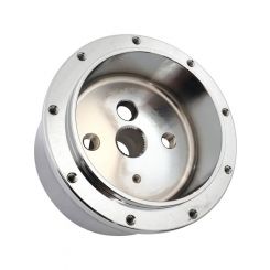 Proflow Chrome Billet Steering Wheel Adaptor Fits 1967-94 GM