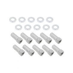 Street Pro Wheel Lug Nut Kit Chrome Length 1.91 1/2 1.380in