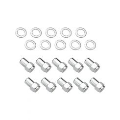 Street Pro Wheel Lug Nut Kit Chrome Length 1.56 1/2 .700 Shank