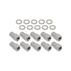 Street Pro Wheel Lug Nut Kit Chrome Length 1.46 7/16 .700