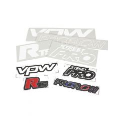 VPW Branded Decal Stickers w/ Vinyl Proflow RTS Street Pro Wheels & VPW