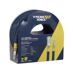 Vyking Force Air Hose 10M X 10mm with Nitto Fittings