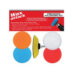 Wax Attack Precision Polishing Kit Foam and Microfibre Pads