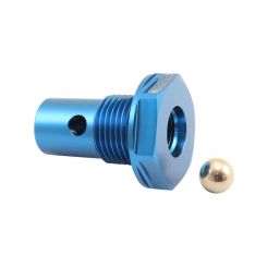 Aeroflow Roll Over Valve -10ORB Blue -10 Male ORB to -6 Female ORB