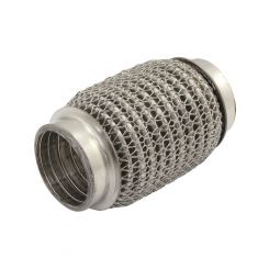 Aeroflow Stainless Steel Flex Joint w/ Mesh 1-3/4in I.D 4in Long