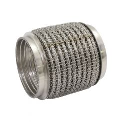 Aeroflow Stainless Steel Flex Joint w/ Mesh 2-1/4in I.D 4in Long